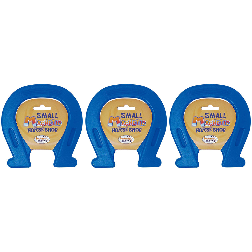 3x Popular Playthings 12x2cm Magnetic Horseshoe Small - Assorted