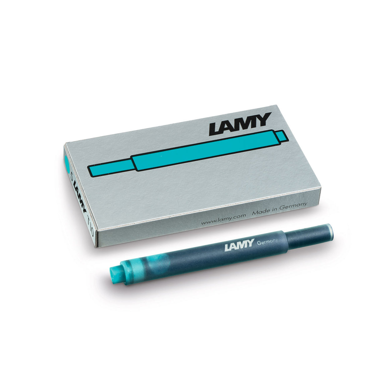 2x 5pc Lamy T10 Fountain Pen Ink Cartridges Hangsell - Turquoise