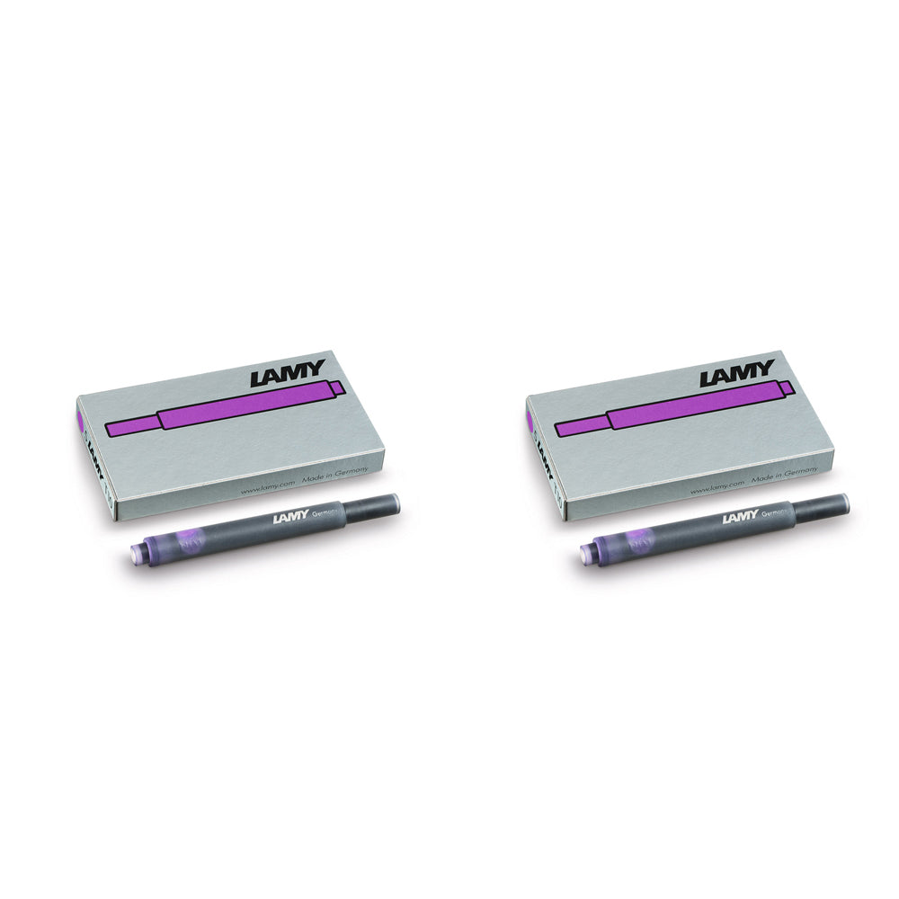 2x 5pc Lamy T10 Fountain Pen Ink Cartridges Hangsell - Violet