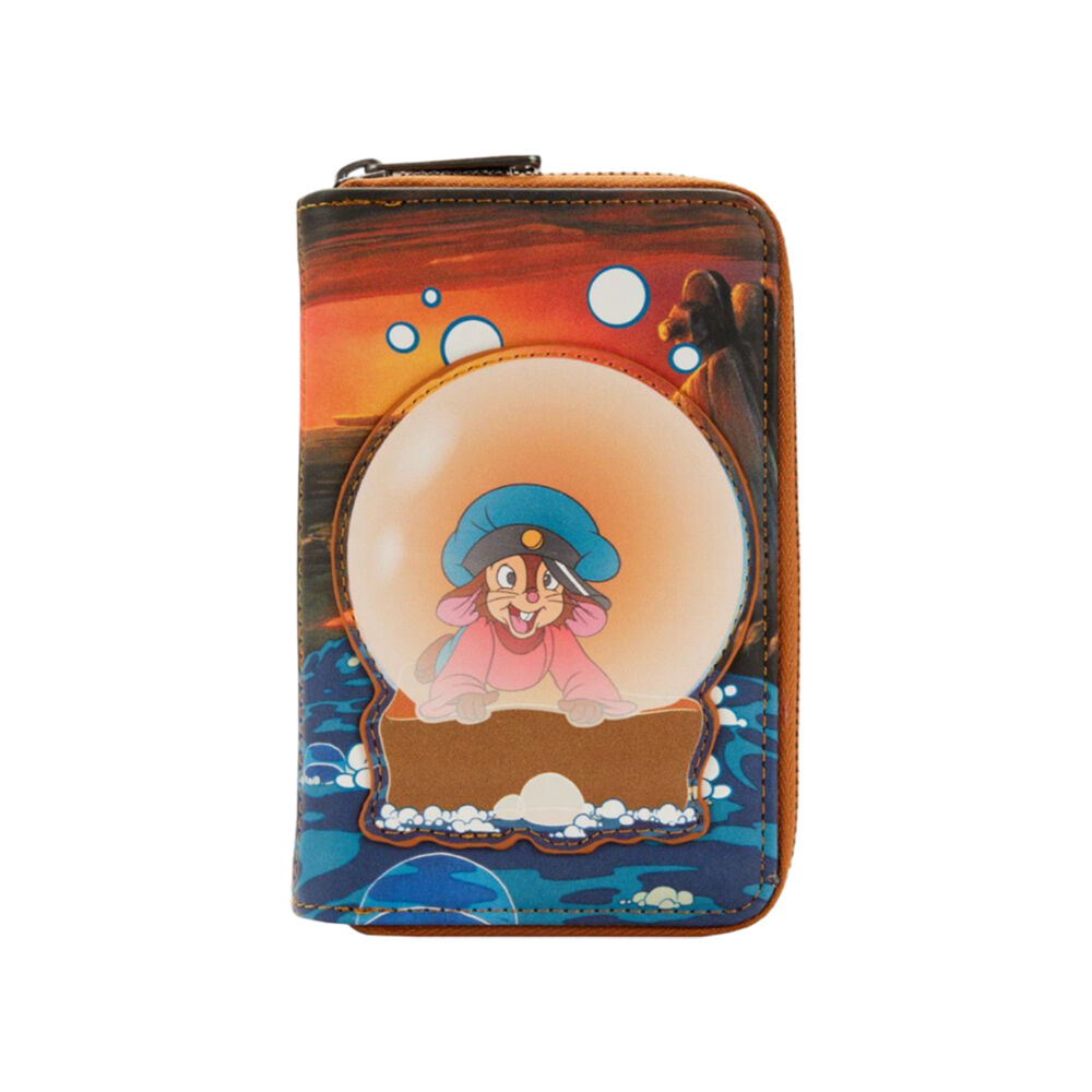 An American Tail Fievel Scene Zip Purse Wallet 6x4in