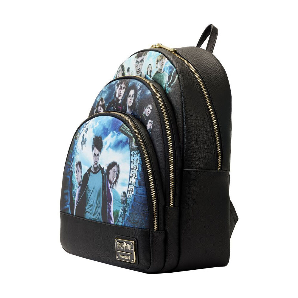 Harry Potter Trilogy Series 2 Triple Pocket Mini Backpack 11in