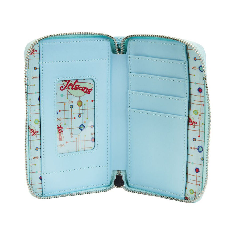 Faux Leather The Jetsons Spaceship Zip Around Purse