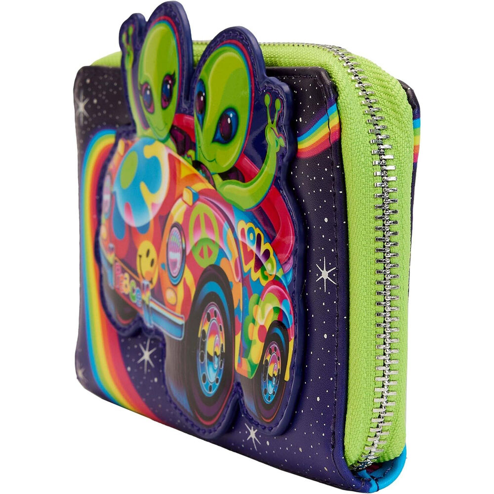 Lisa Frank Cosmic Alien Ride Zip Around Wallet 15.24cm