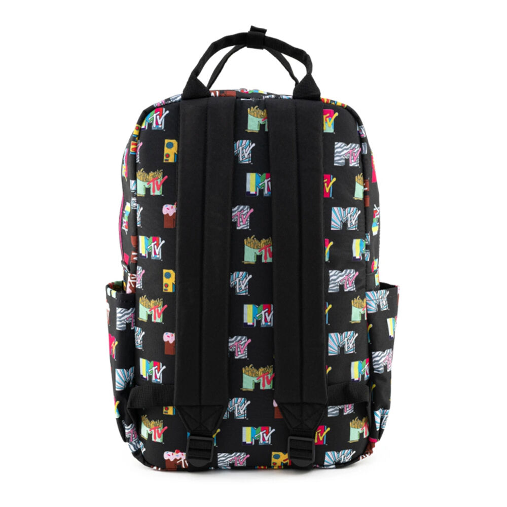 MTV Logo Unisex Backpack Travel Carry Bag 11.5x17.5in