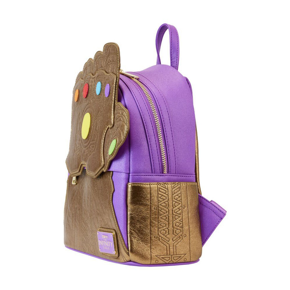 Marvel Comics Thanos Gauntlet Metallic Mini Backpack Bag