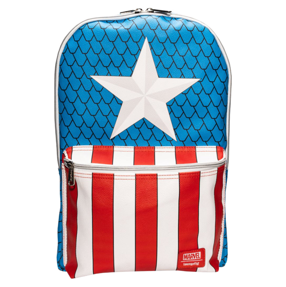 Captain America Costume Mini Backpack w/ Pin