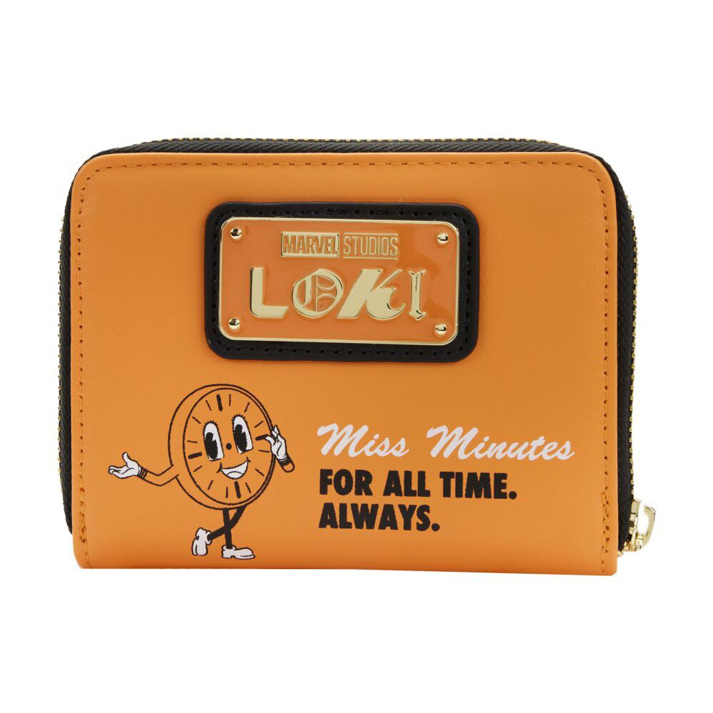 Loki TV TVA Miss Minutes Zip Around Purse Wallet 12.7cm