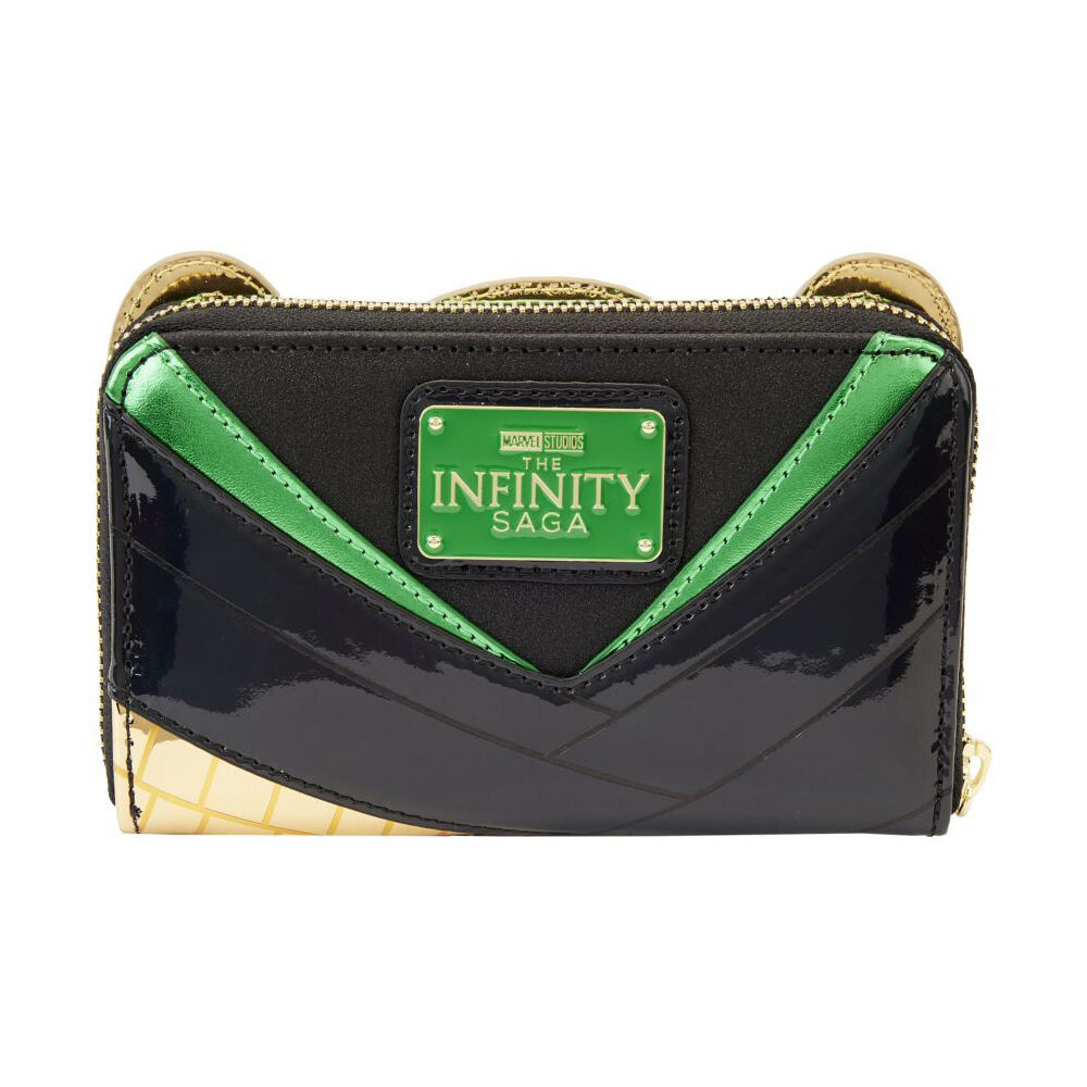 Marvel Comics Loki Metallic Zip Around Wallet 15.2cm