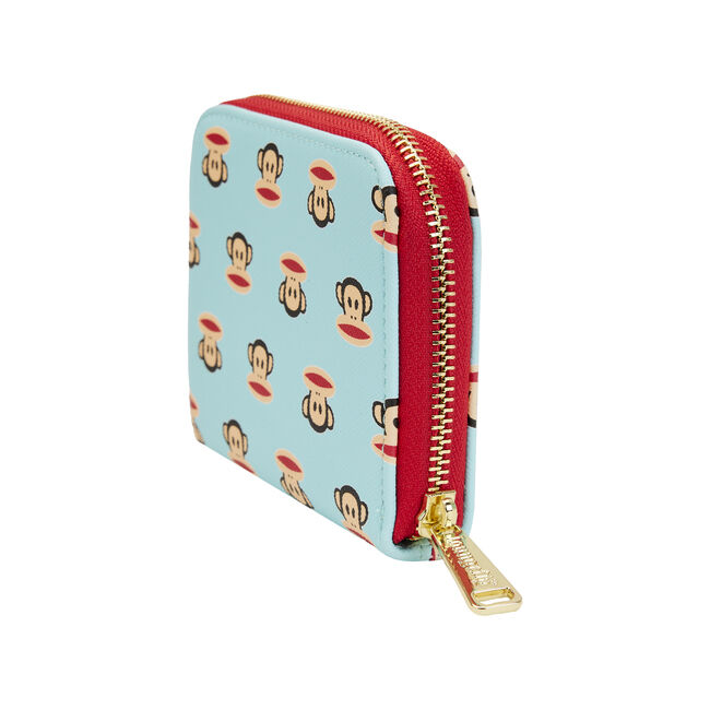 Paul Frank Julius Head All-Over-Print Zip Around Purse Wallet 12.7cm