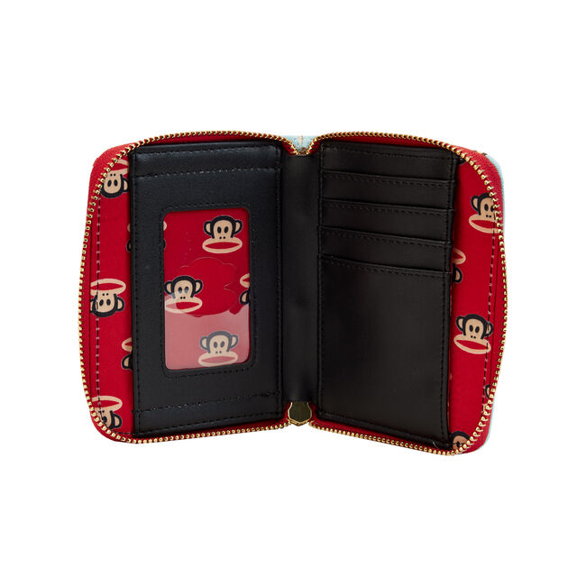 Paul Frank Julius Head All-Over-Print Zip Around Purse Wallet 12.7cm