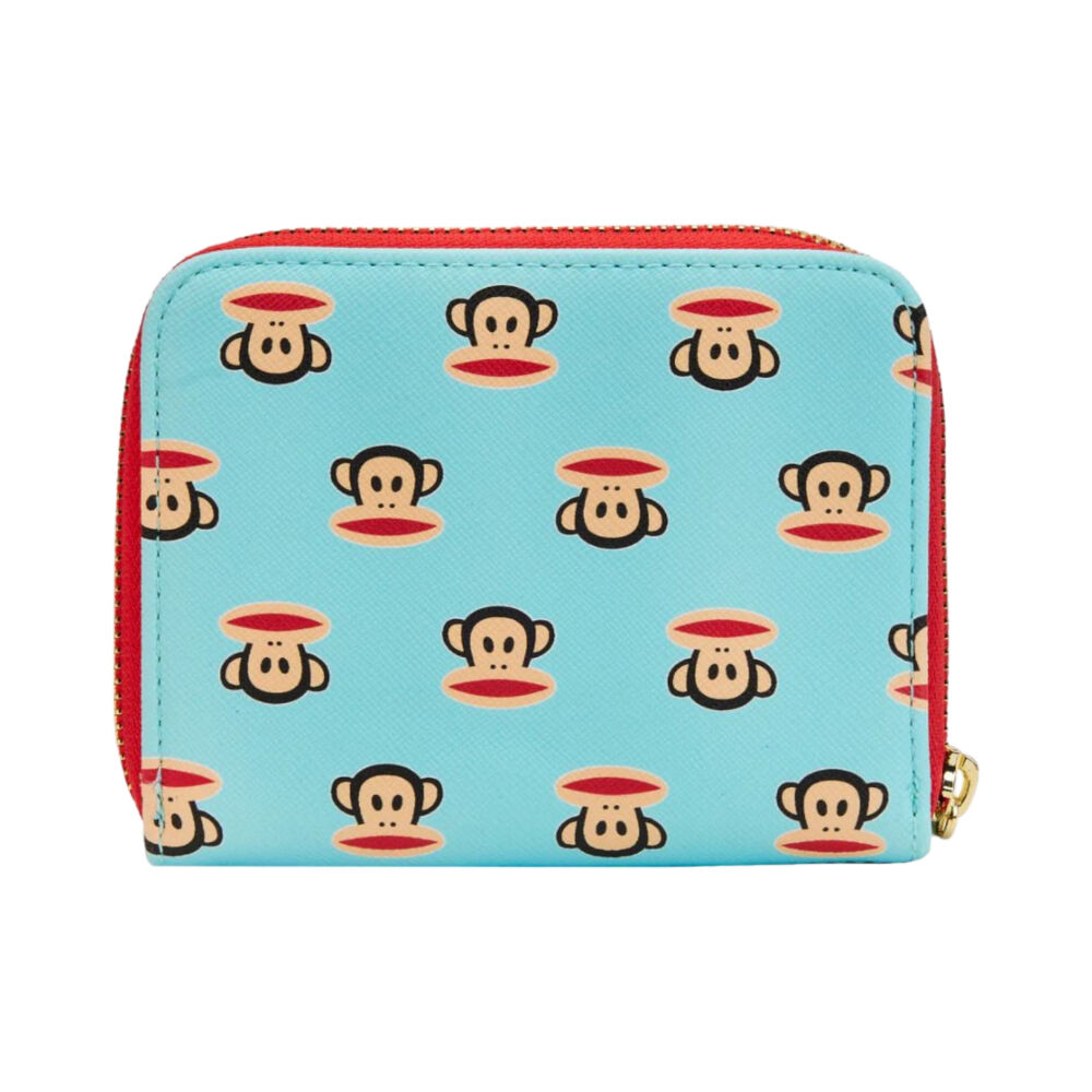 Paul Frank Julius Head All-Over-Print Zip Around Purse Wallet 12.7cm
