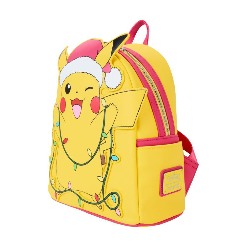Pokemon Holiday Pikachu Mini Backpack 23x27cm - Yellow