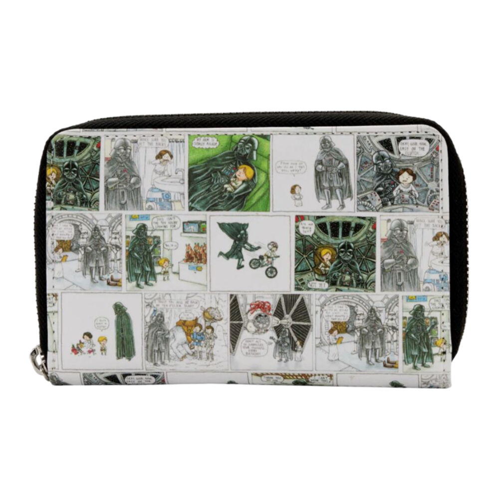 Star Wars Darth Vader Comic Strip Zip Around Purse Wallet 6x4in