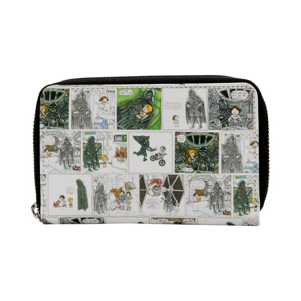 Star Wars Darth Vader Comic Strip Zip Around Purse Wallet 6x4in