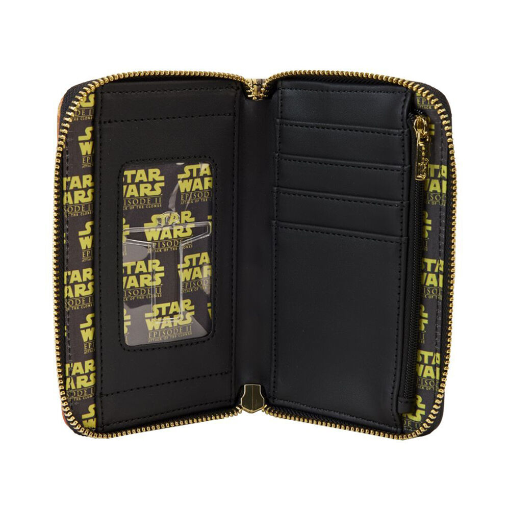 Star Wars Ep2 Attack of the Clones Zip Around Wallet 6x4in