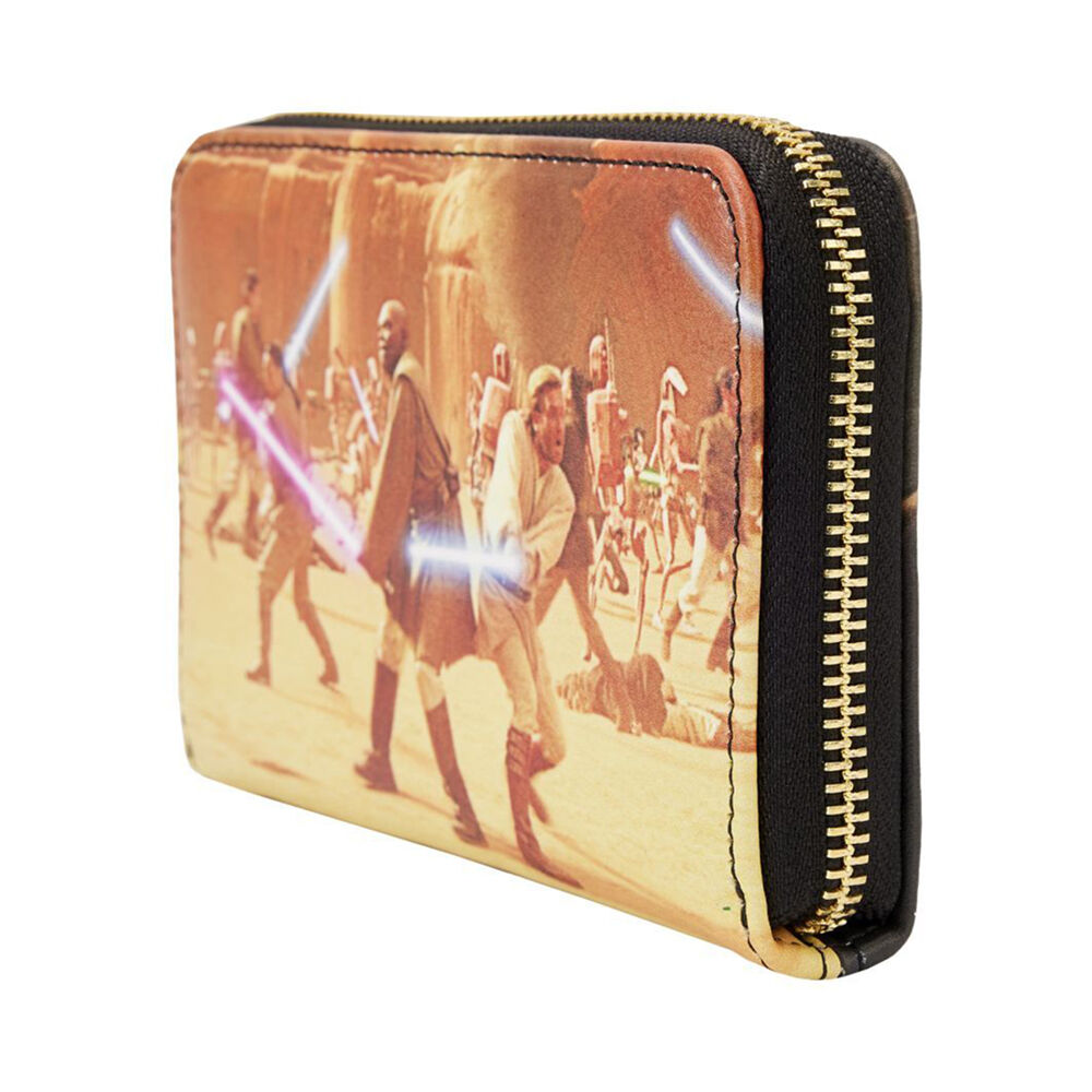Star Wars Ep2 Attack of the Clones Zip Around Wallet 6x4in