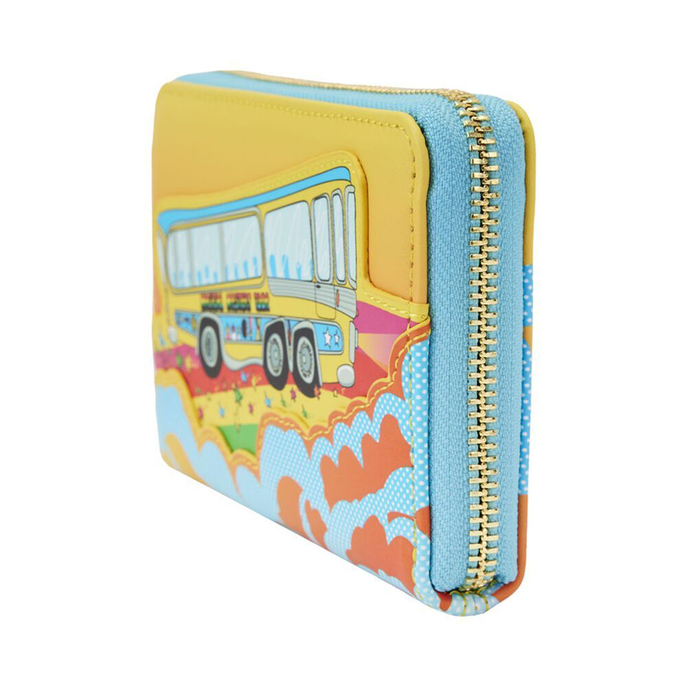 The Beatles Magical Mystery Tour Bus Zip Wallet 6x4in