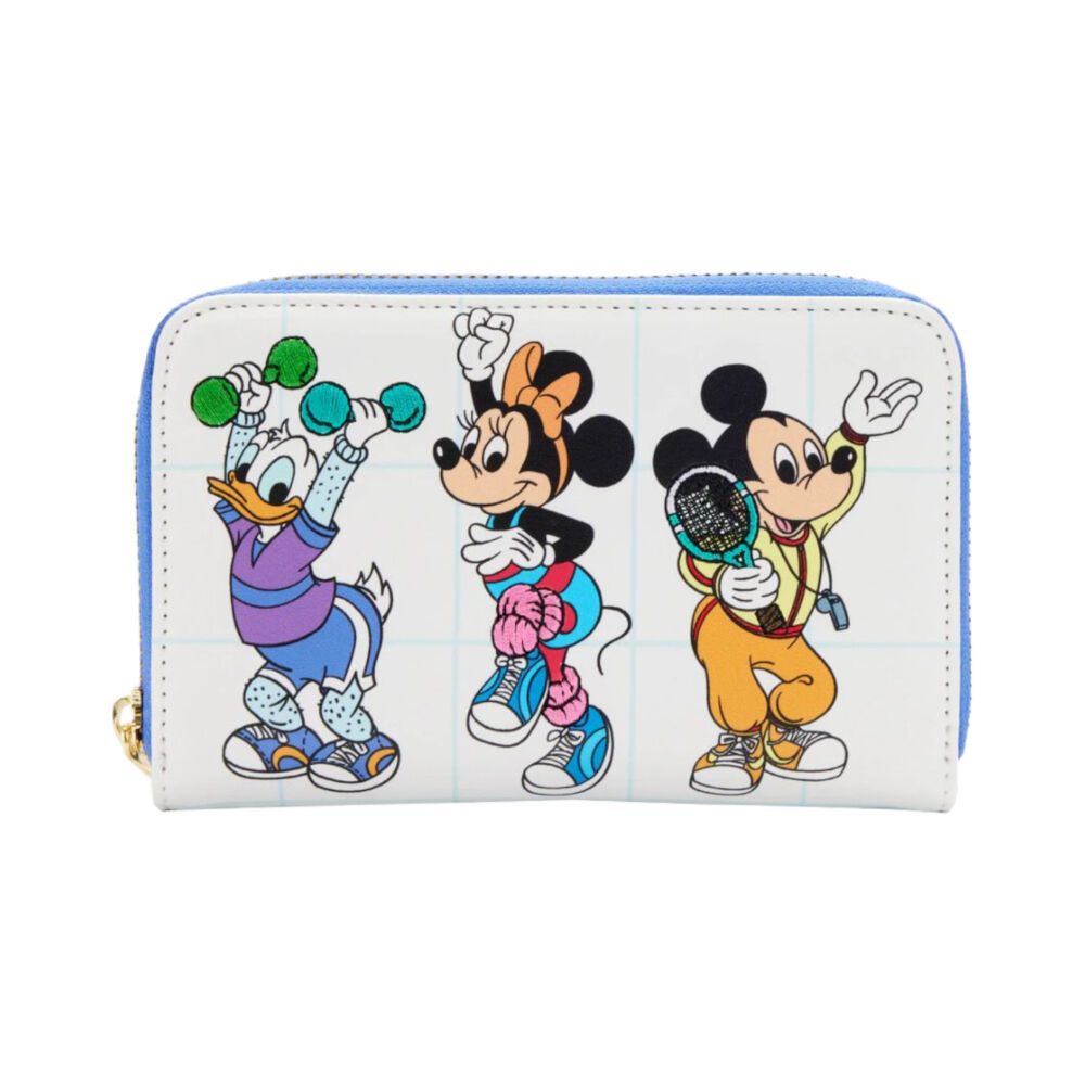 Disney Mousercise Women's Zip Around Purse Wallet 15.24cm