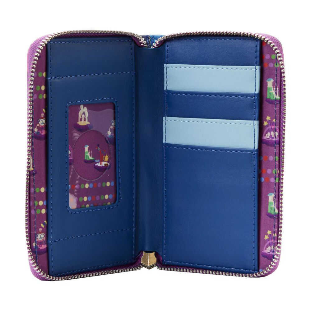 Inside Out Control Panel Zip Around Coin Purse Wallet 12.7cm