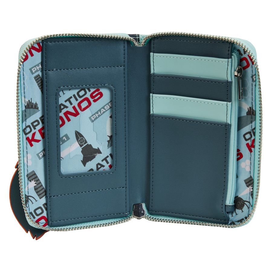 The Incredibles Syndrome Glow Zip Around Wallet Coin Purse