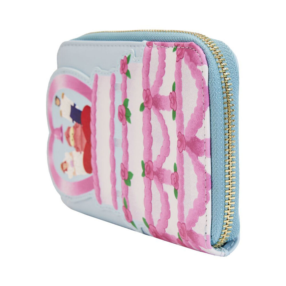 The Little Mermaid 1989 Wedding Cake Zip Purse 4in