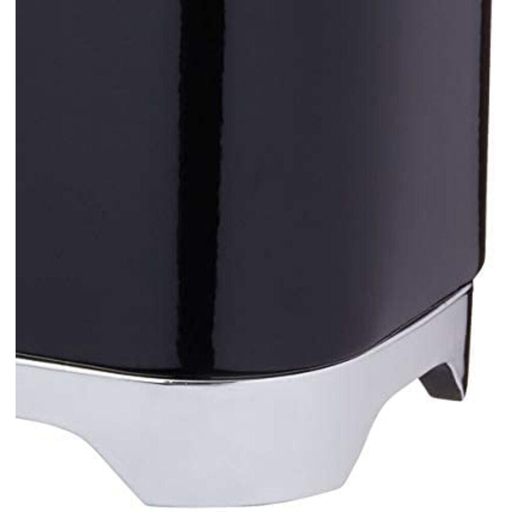 Kitchencraft Lovello Tea Tin Carbon Steel Canister - Black