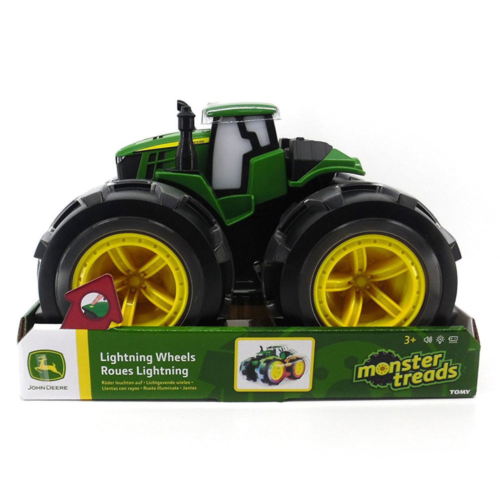 Monster Treads Lightning Wheels 4WD Tractor w/ Lights and Sound - 3+