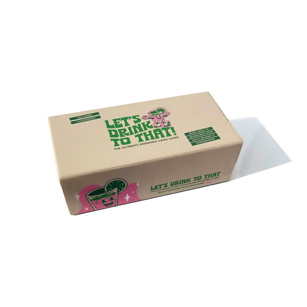 500pc Let's Replay Let's Drink to That Drinking Card Party Game 18y+