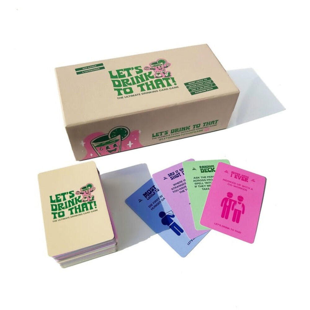500pc Let's Replay Let's Drink to That Drinking Card Party Game 18y+