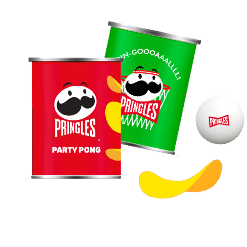 Let's Replay Pringles Party Pong Novelty Game For 2-6 Players 6Y+