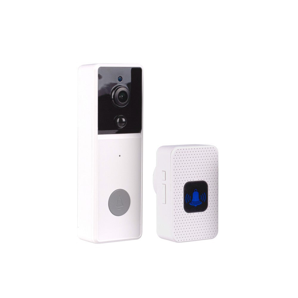 Laser Smarthome Smart Full HD Video Doorbell w/ Chime White