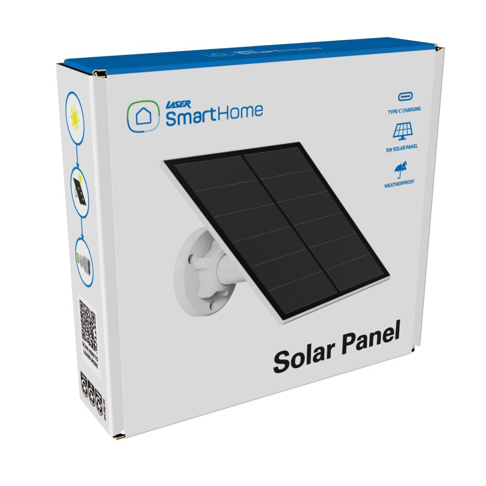 Laser Smarthome 5W Off-Grid Outdoor Solar Panel For Floodlight Camera