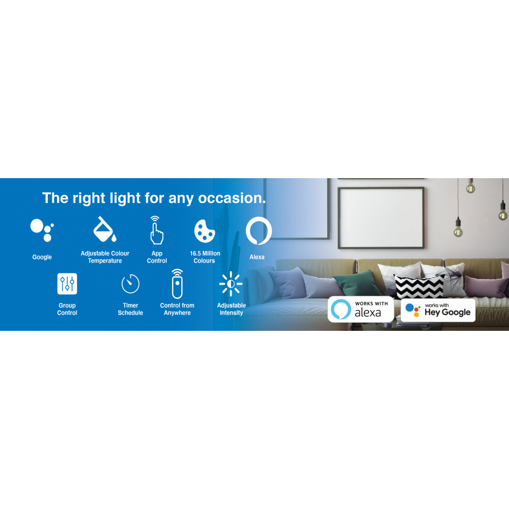 Laser Smarthome Smart LED RBG/White Strip Light - 5m