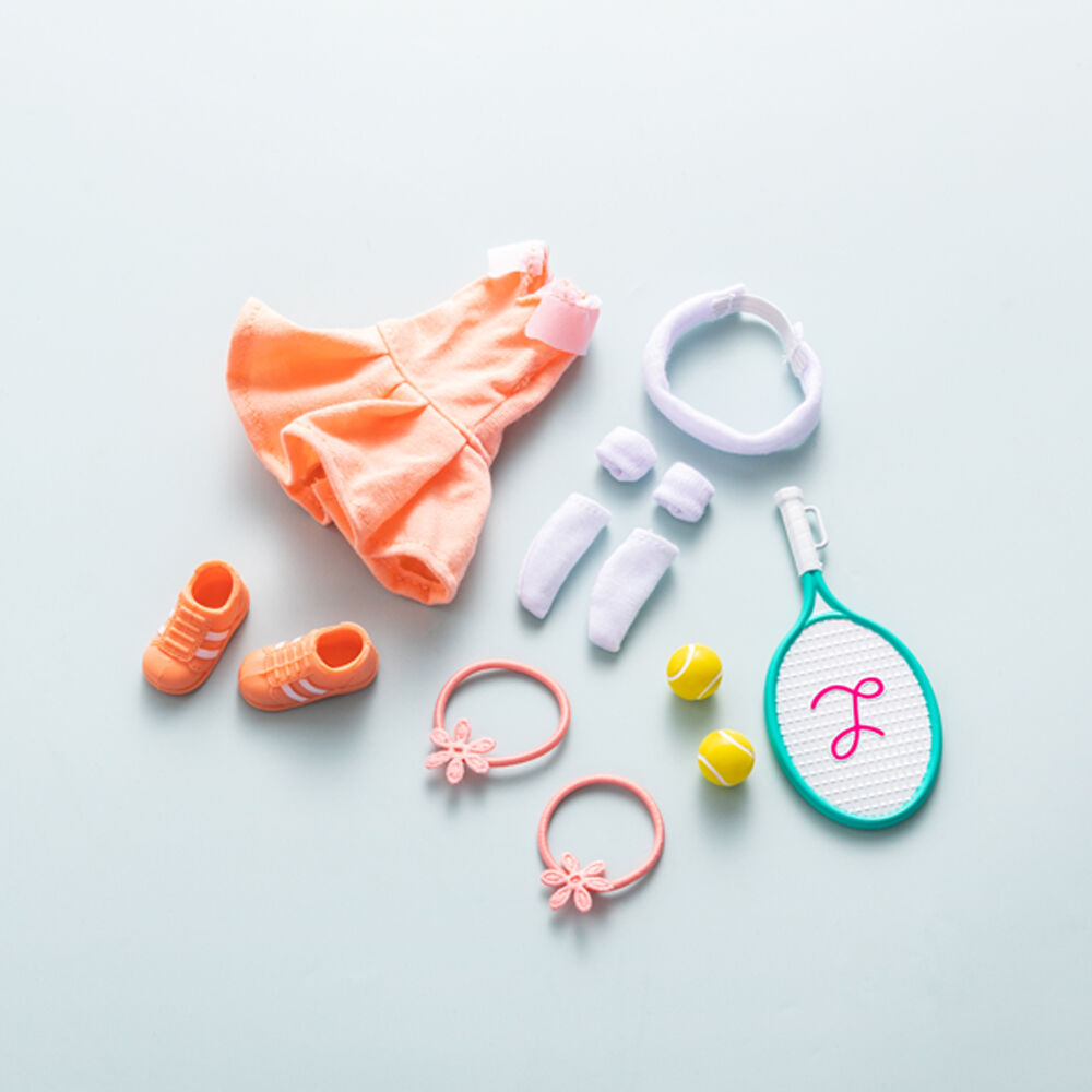 Lottie Tennis Club Outfit Set For Girl Dolls Kids Toy 3y+
