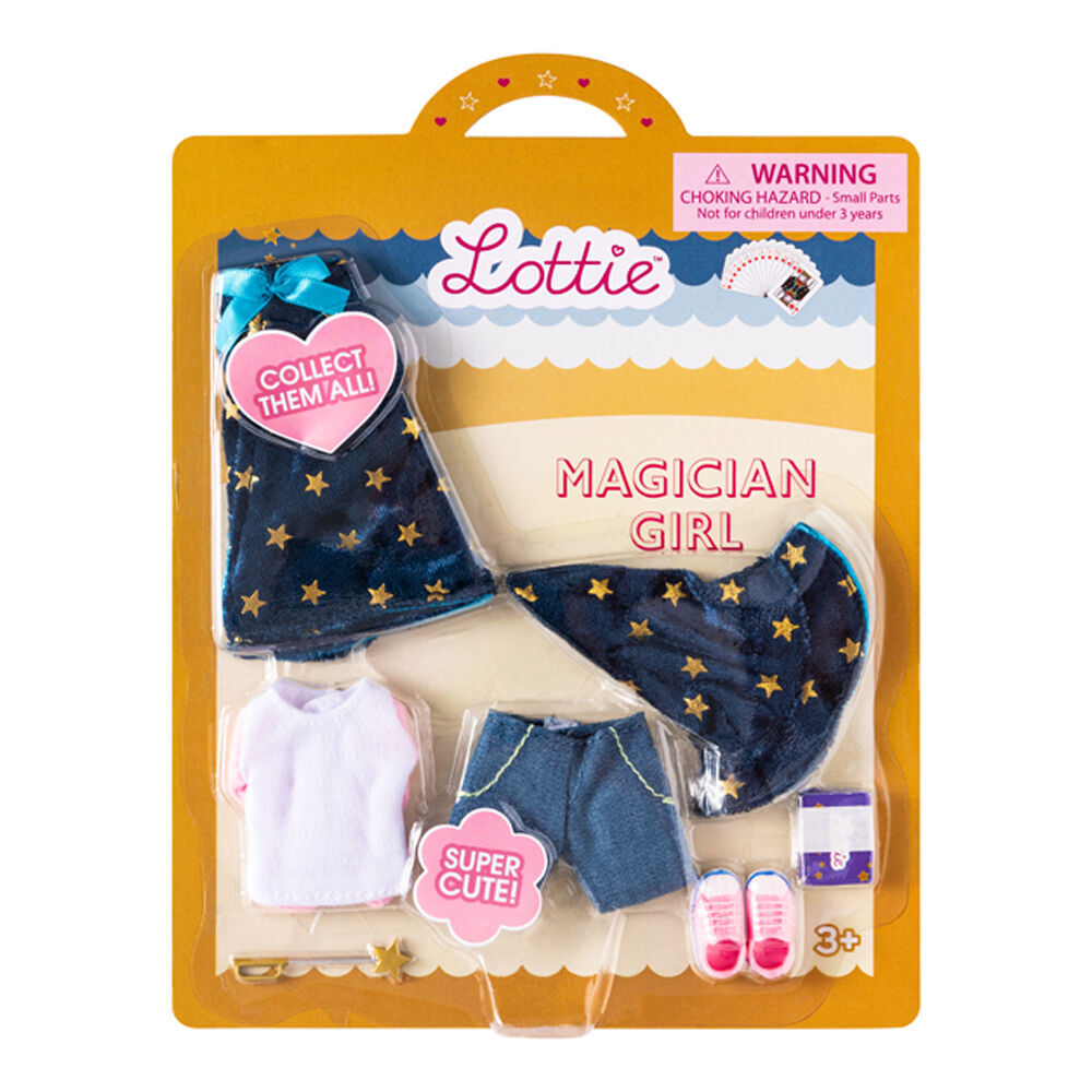 Lottie Magician Girl Outfit/Biscuit The Beagle Dog Dress Up Combo Set 3y+