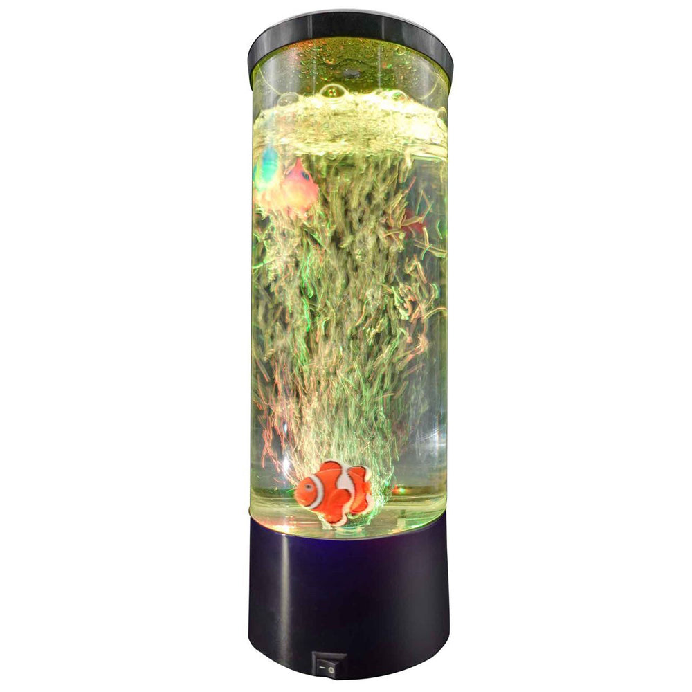 Bubble Fish 29cm Aquarium LED Lamp Tabletop Display Room Decor