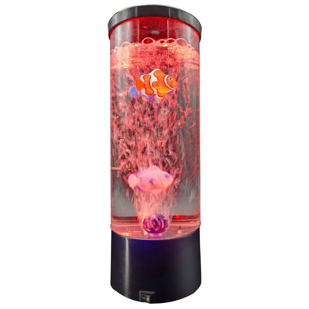 Bubble Fish 29cm Aquarium LED Lamp Tabletop Display Room Decor