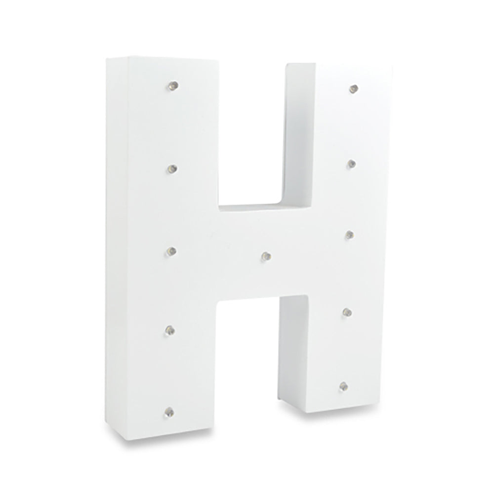 3x2pc H Letter Alpha Light Art Novelty Party Celebration Room Decor