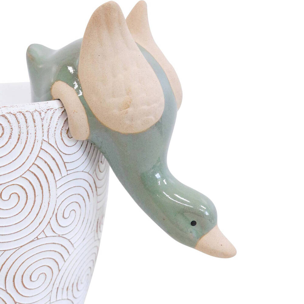 6PK LVD Ceramic Duck Pot Sitter Home/Lounge Decor 12.1x6.9cm