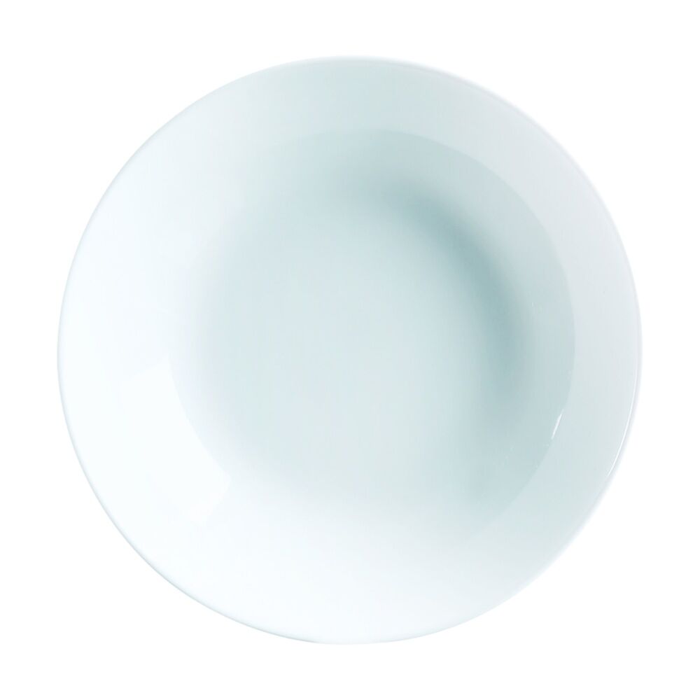 6pc Luminarc Diwali Bowl Soup Plate 20x4.2cm Serveware Opal Glass White