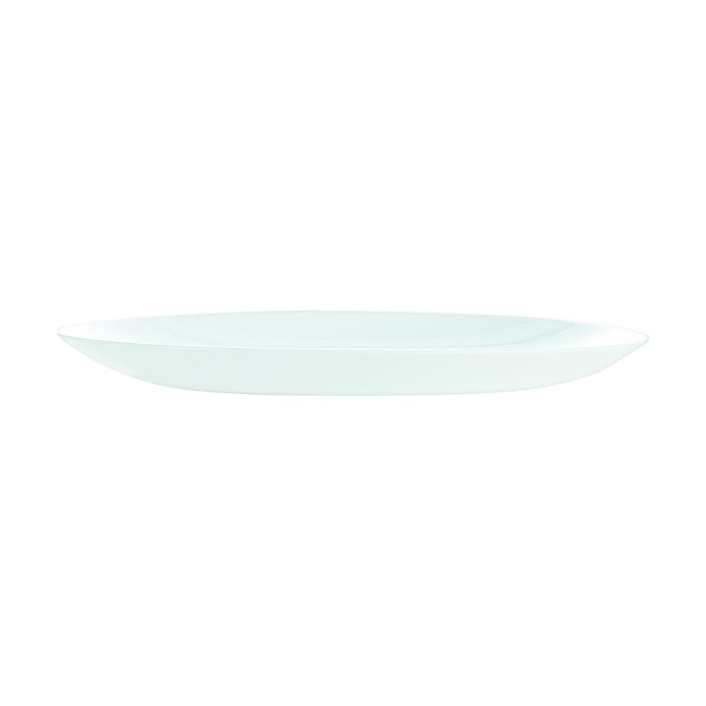 6pc Luminarc Diwali Dessert Plate 19x1.7cm Serveware Opal Glass White