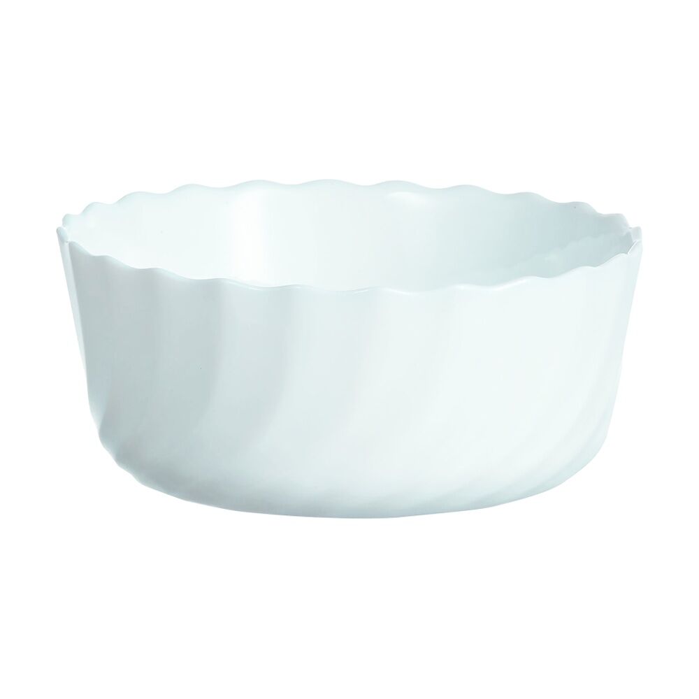 6pc Luminarc Smart Trianon Baking Ramekins 12x5cm Bakeware Opal Glass White