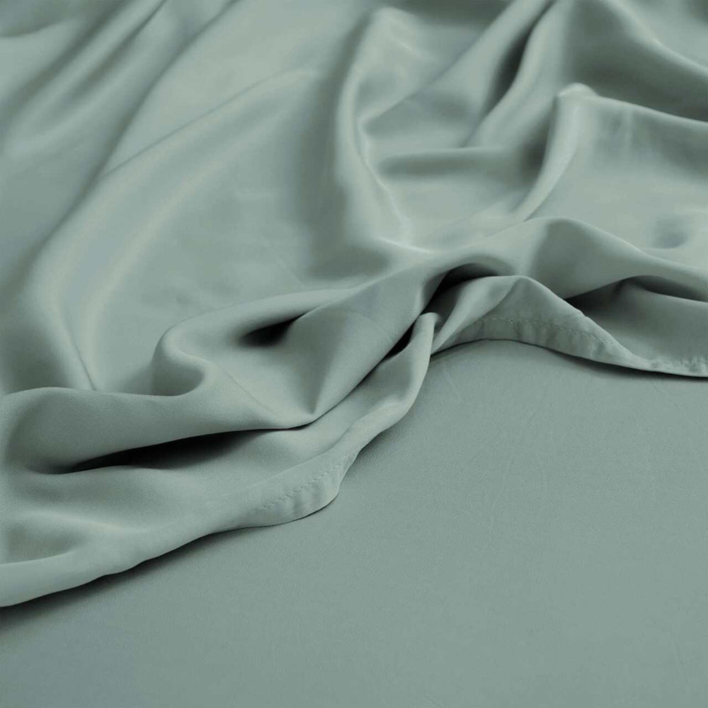 Canningvale Size Luxury Lustro Bamboo Bed Sheet Set Moss