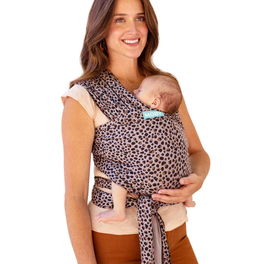 Moby Classic Wrap Baby Cotton Body Carrier - Leopard