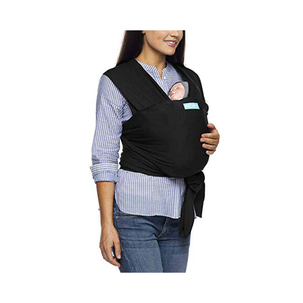 Moby Evolution Wrap Baby Viscose Body Carrier - Black