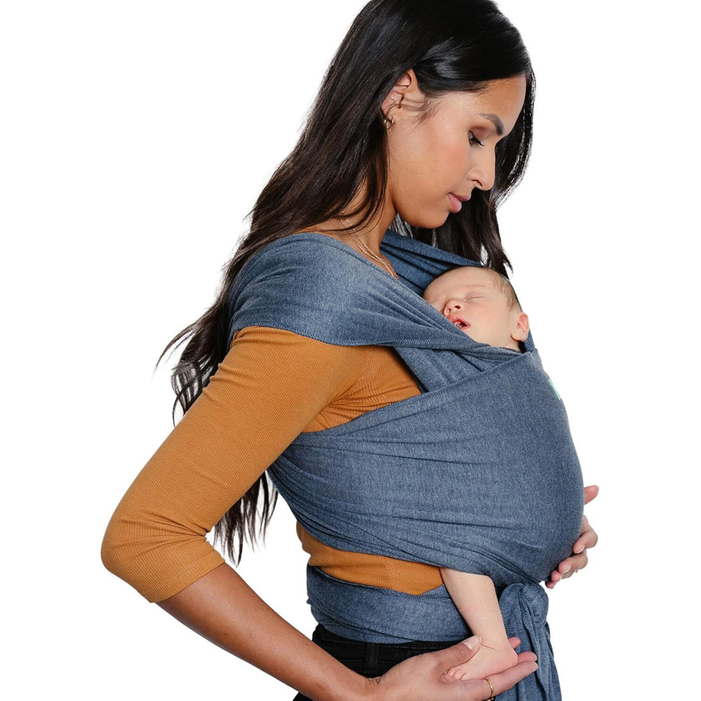Moby Evolution Wrap Baby Viscose Body Carrier - Denim