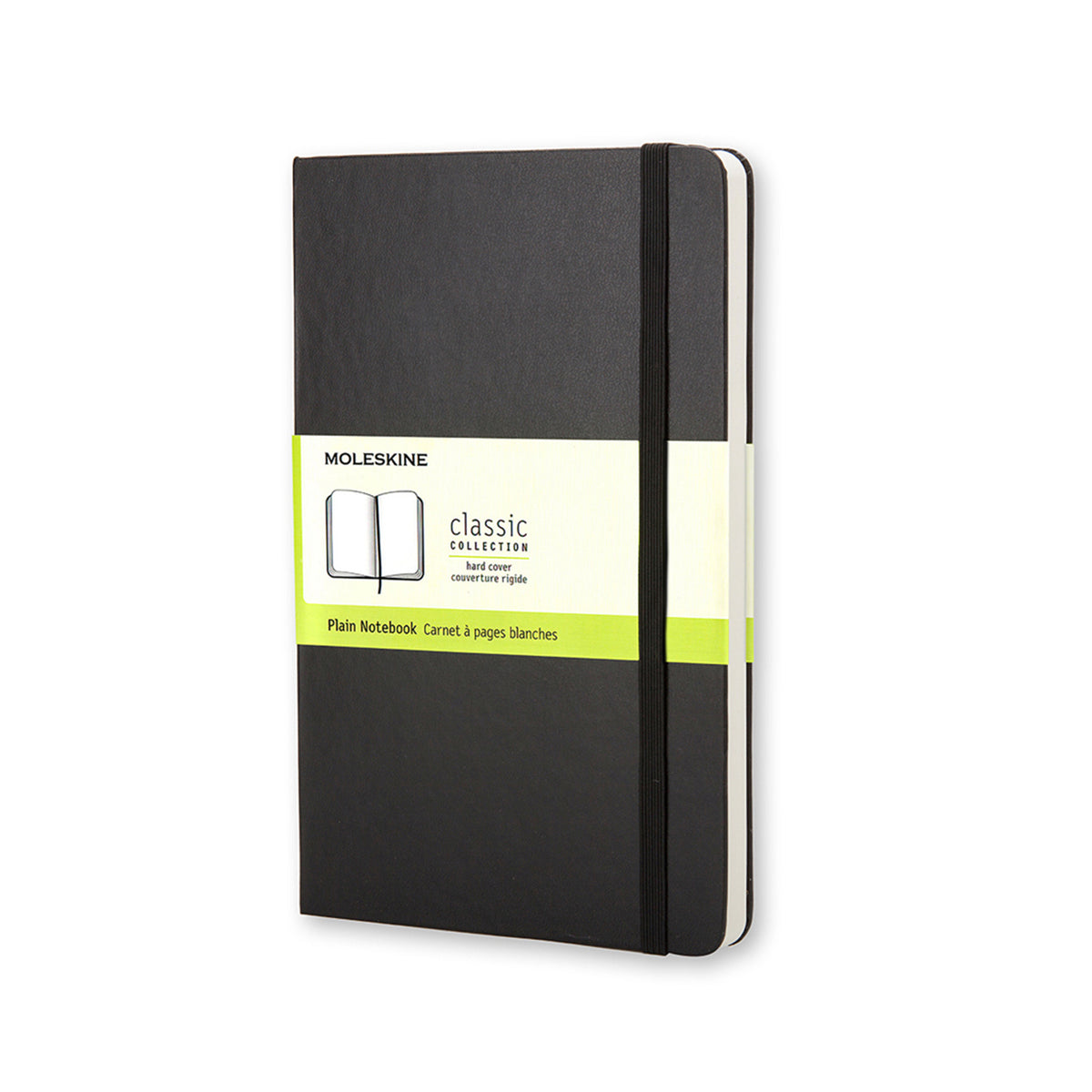 Moleskine Classic Hard Cover Pocket Notebook Plain - Black