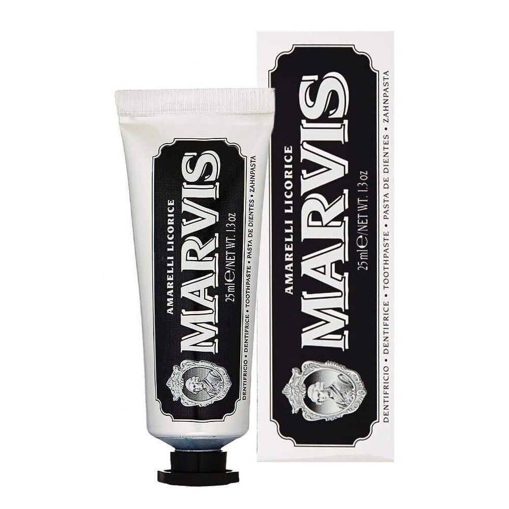 6PK Marvis Travel Size Oral Care Toothpaste 25ml - Amarello Licorice Mint