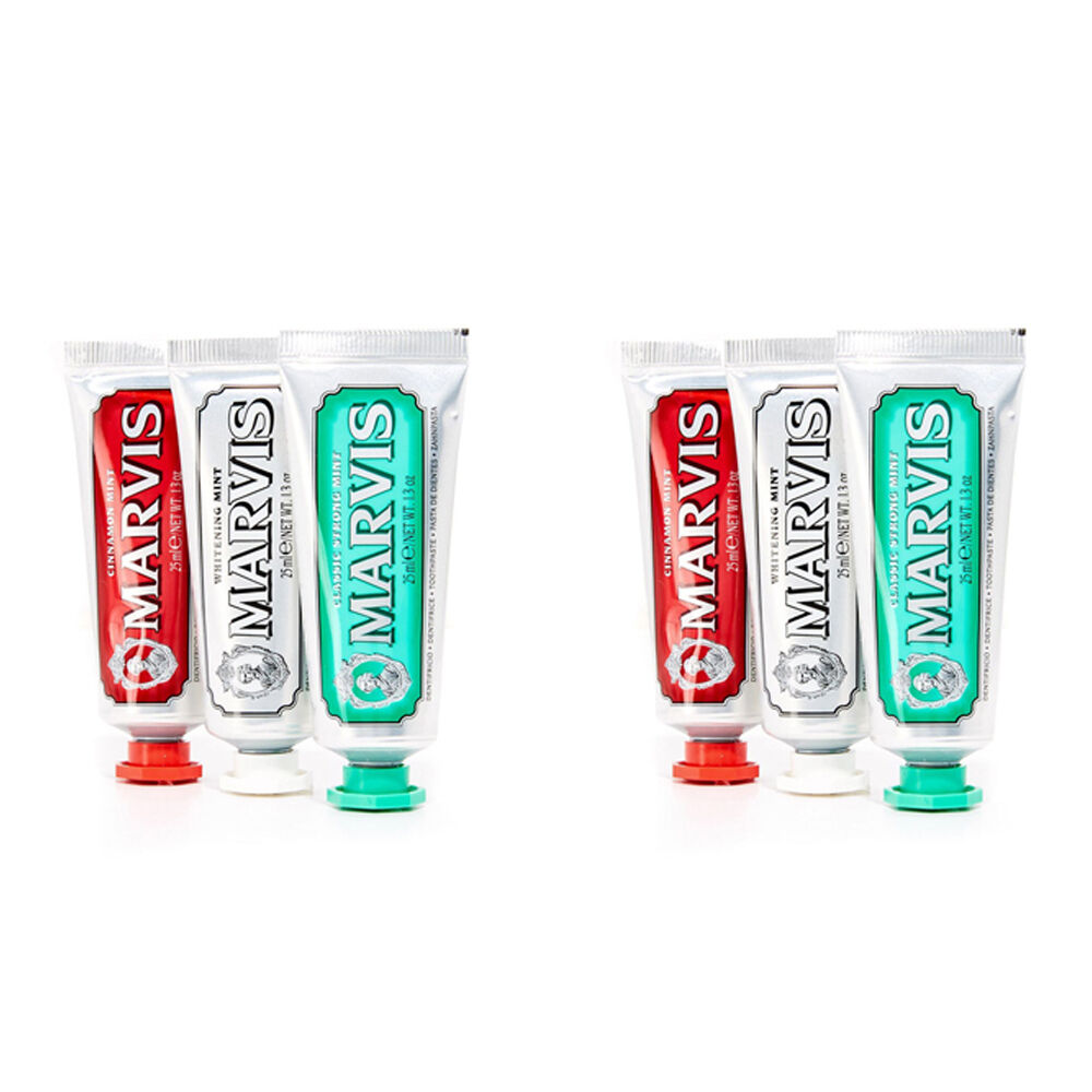 2x 3pc Marvis Classic Trio Set Toothpaste Tube Dental Oral Teeth Clean Care 25ml