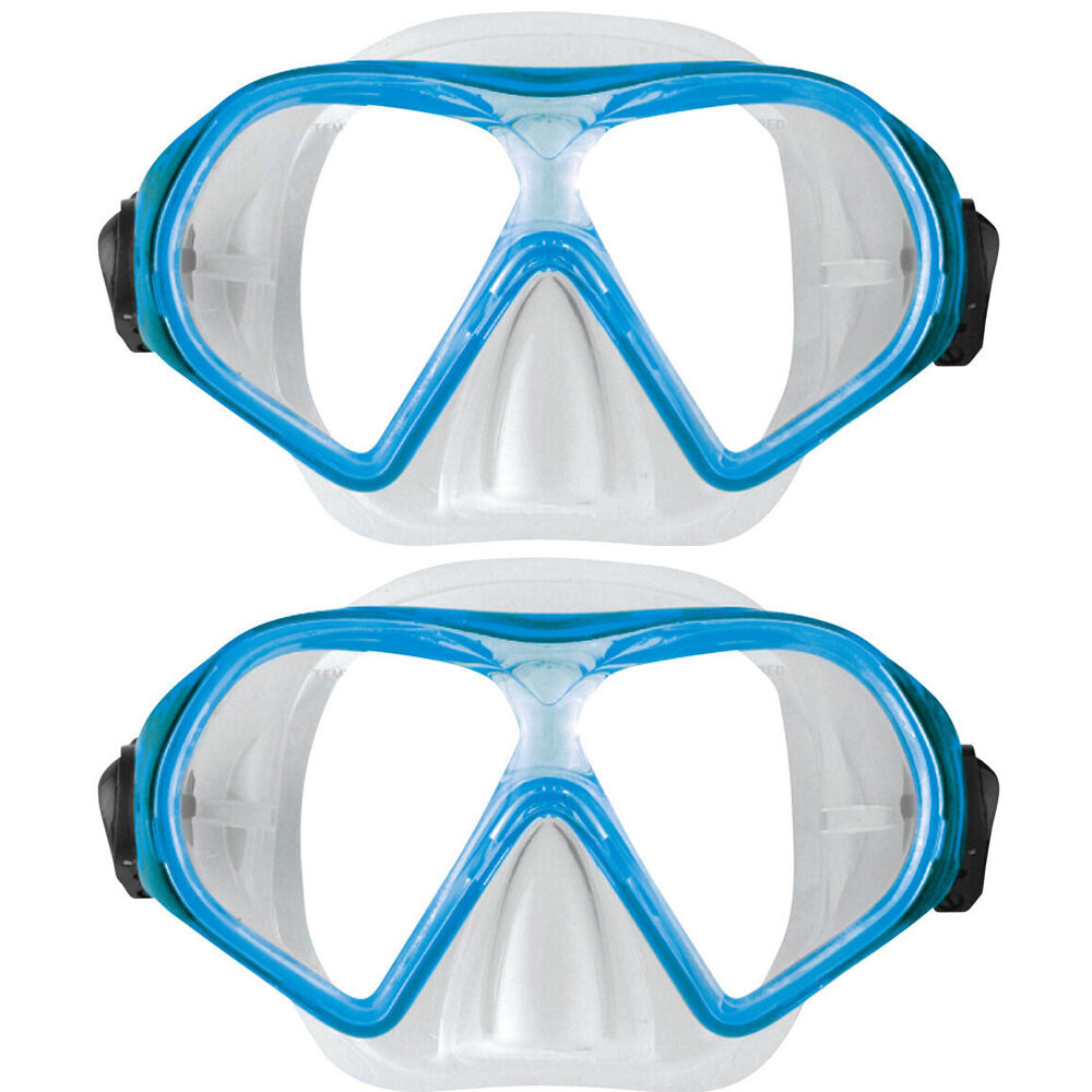 2PK Mirage Unisex Tropic Snorkelling/Swimming Eye Mask Adult Blue